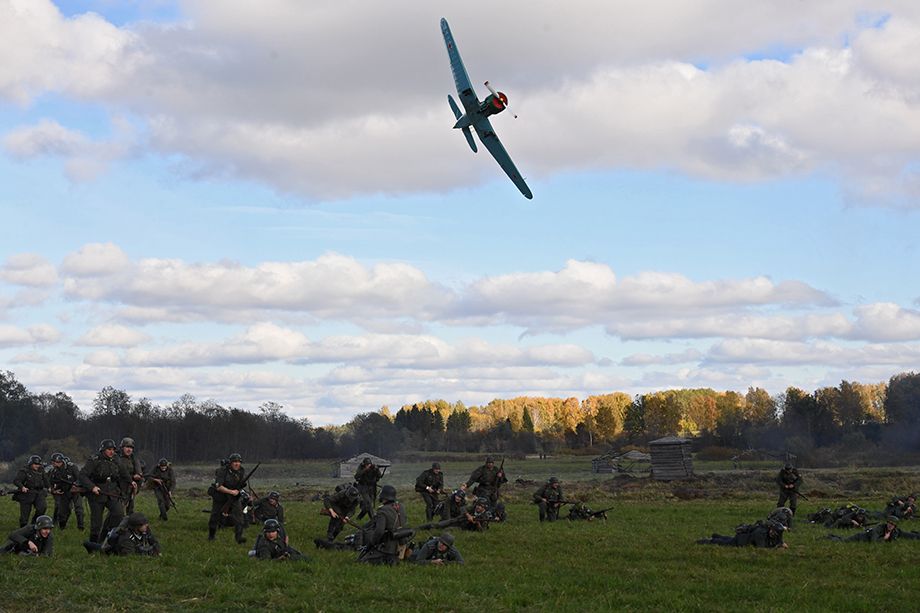 Военно-историческая реконструкция на Бородинском поле