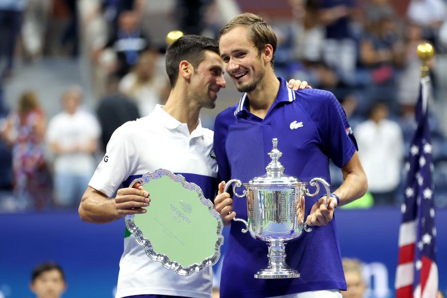 Даниил Медведев после победы на US Open — 2021 Даниил Медведев после победы на US Open — 2021