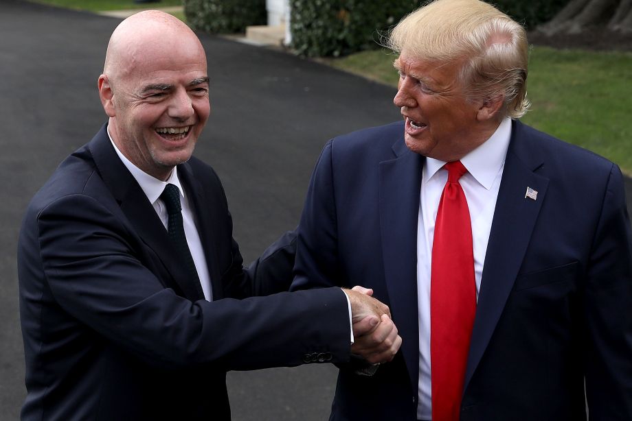 Джанни Инфантино и Дональд Трамп Джанни Инфантино и Дональд Трамп