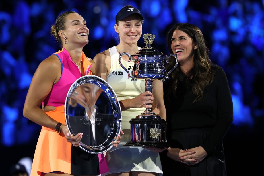 Арина Соболенко и Елена Рыбакина