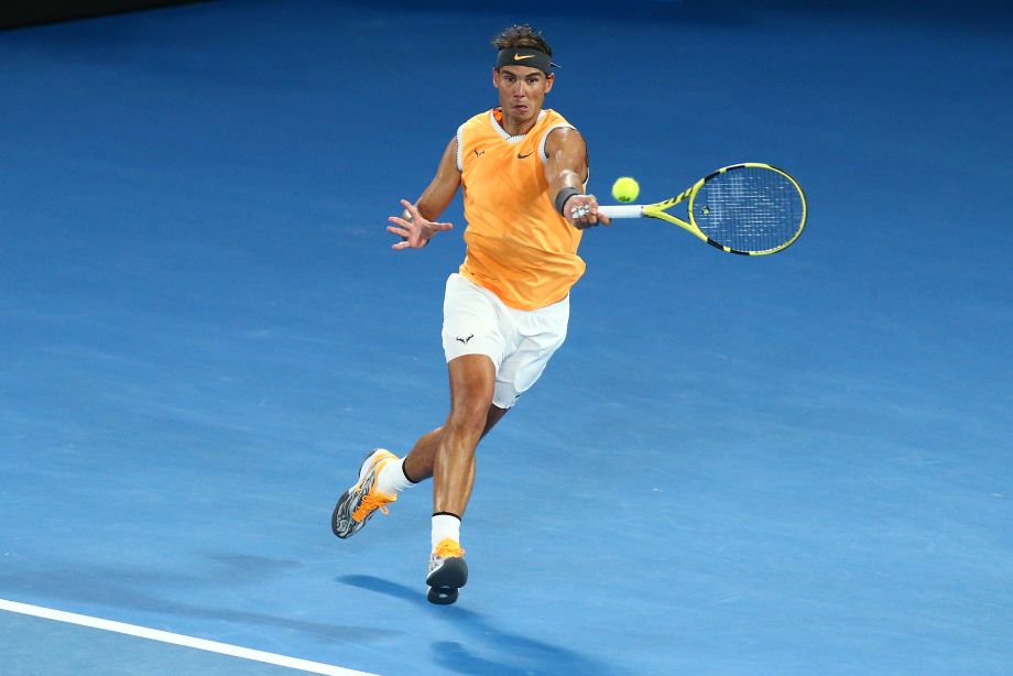 Рафаэль Надаль выступал на хардовом Australian Open хуже всего по сравнению с другими ТБШ