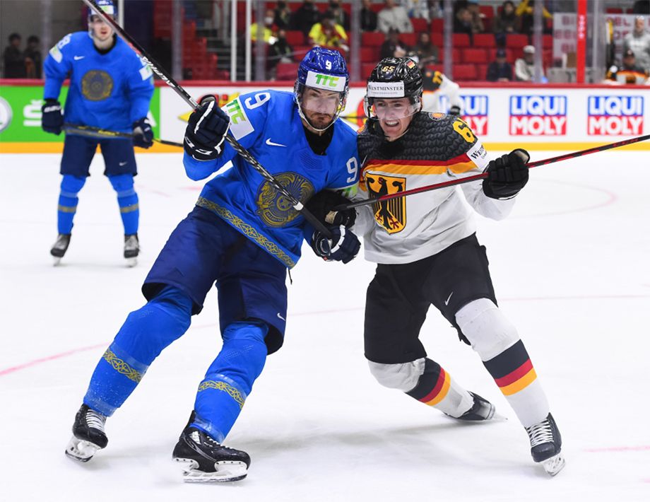 Казахстан проиграл сборной Германии на чемпионате мира по хоккею, обзор матча, видео голов