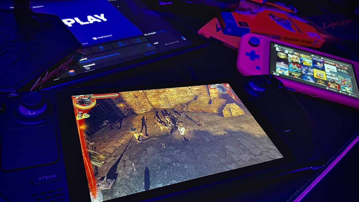 The Witcher на Steam Deck