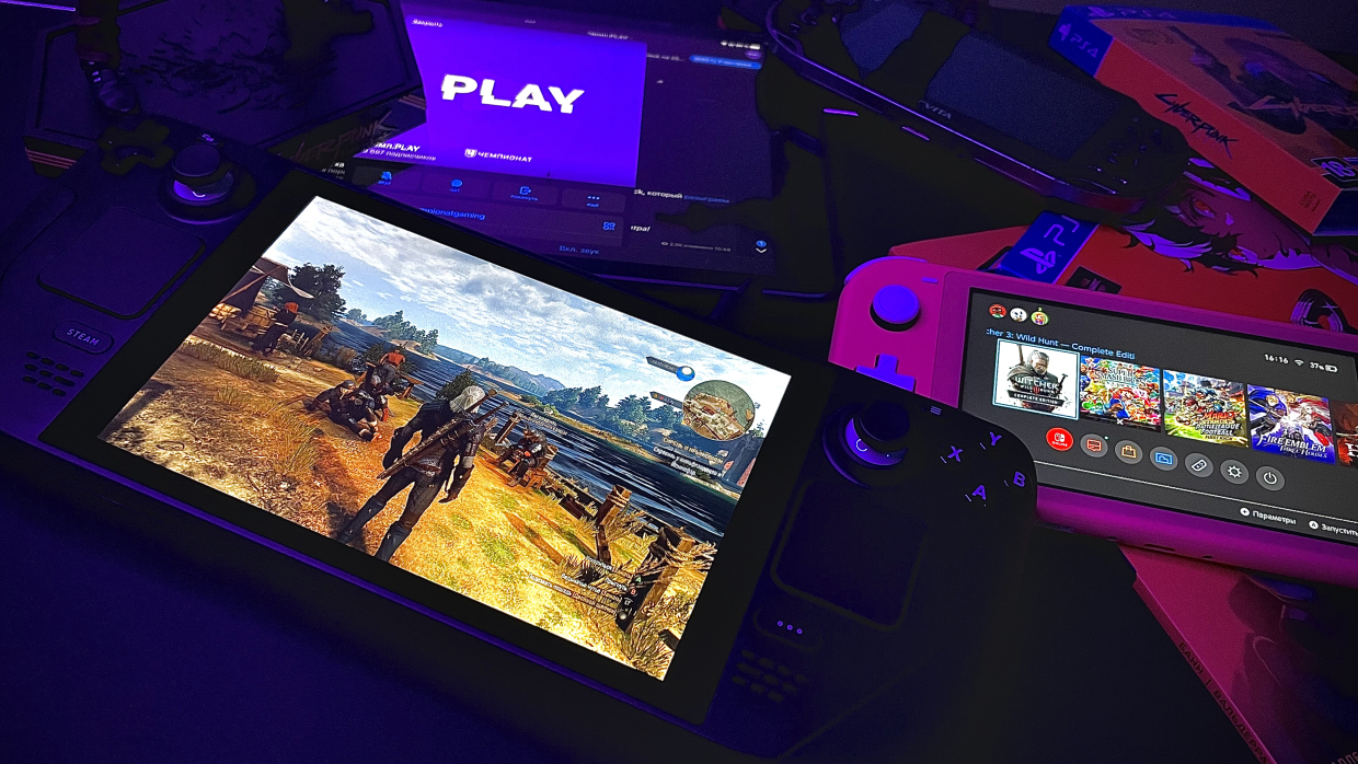 The Witcher 3 на Steam Deck