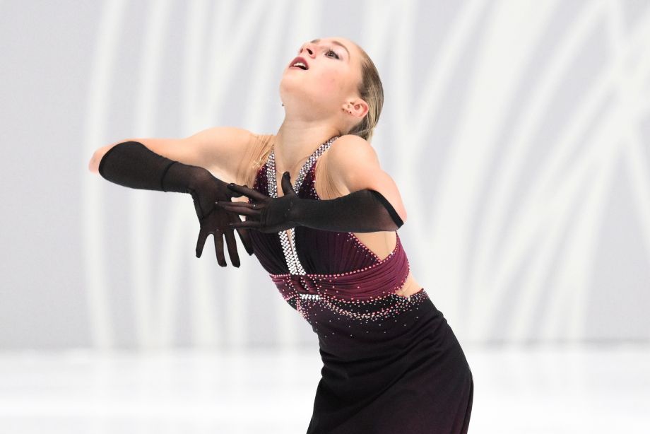 Алина Горбачёва в произвольной программе