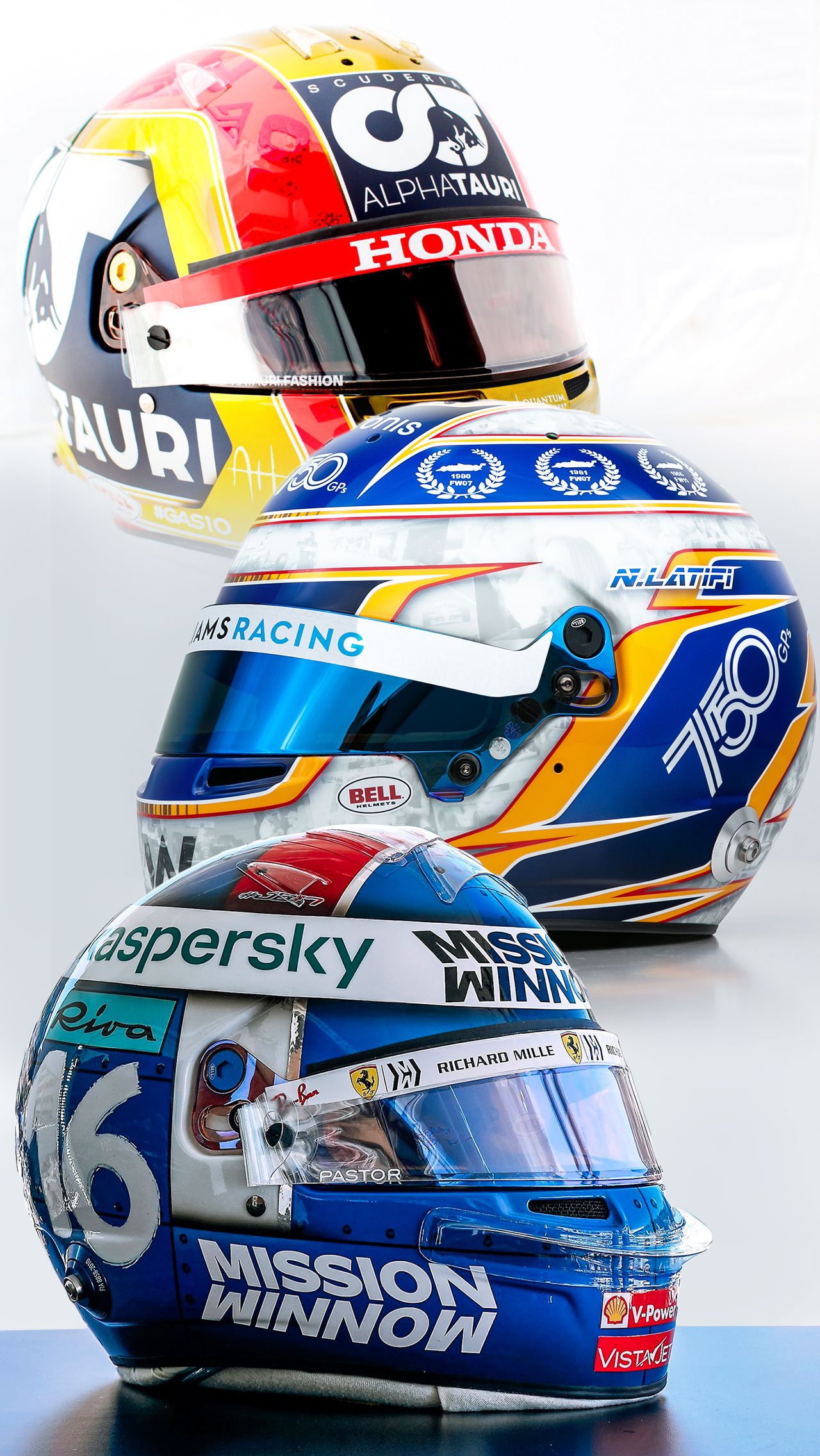 Сразу 8 специальных шлемов — к Гран-при Монако!