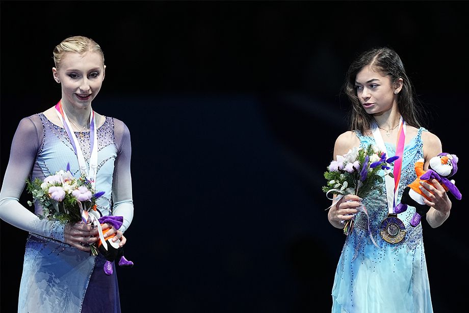 Софья Муравьёва и Аделия Петросян на чемпионате России