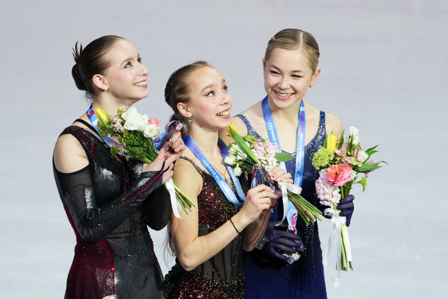 Медалистки финала Гран-при России – Дарья Садкова, Алиса Двоеглазова и Камилла Нелюбова