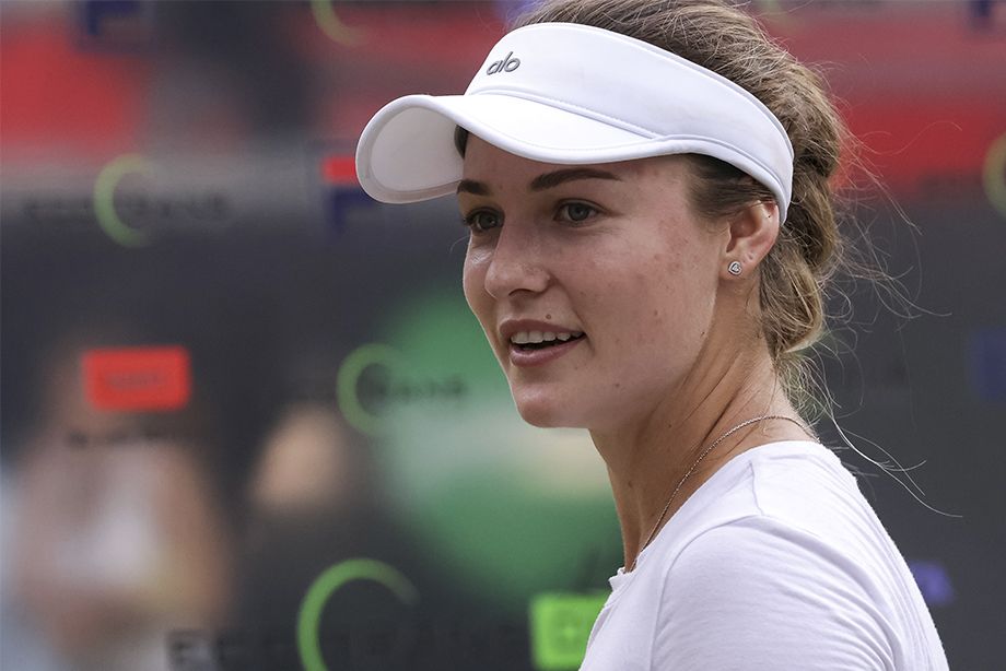 Анна Калинская на турнире WTA-500 в Берлине в 2024 году