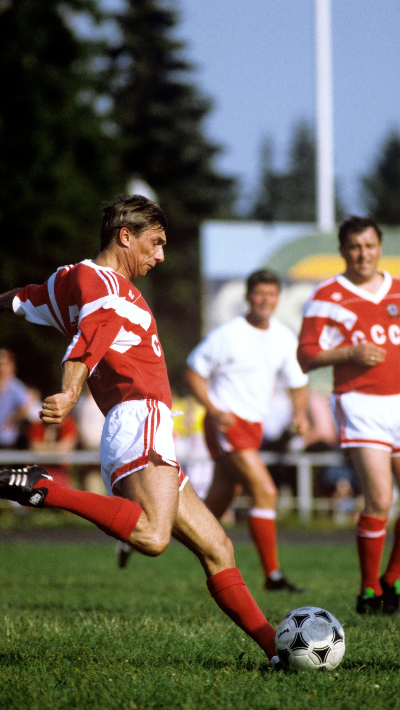 Ярцев поиграл и за сборную СССР. В национальную команду его вызывали с 1978 по 1979 год. Так же ярко, как в «Спартаке», отличиться не получилось: пять матчей и ни одного гола.