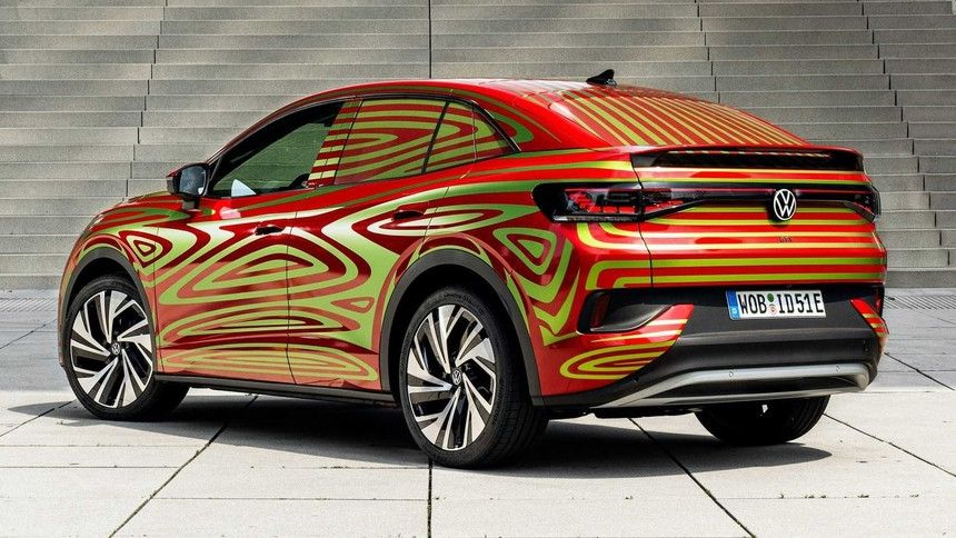 Пример: прототип электрического купе-кроссовера Volkswagen ID.5 Пример: прототип электрического купе-кроссовера Volkswagen ID.5