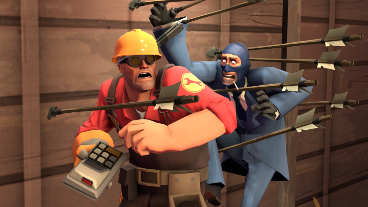 Тим 2. Team Fortress 2. Инженер тим фортресс 2. Tf2 шпион и инженер. Team Fortress 2 SFM шпион.