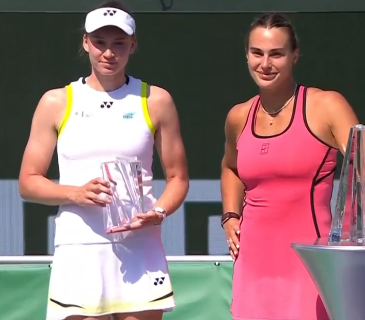 Елена Рыбакина и Арина Соболенко