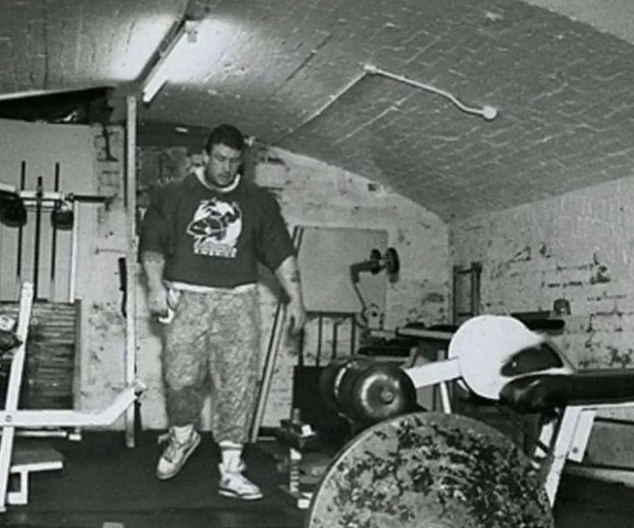 Дориан Йейтс в Temple Gym в Бирмингеме