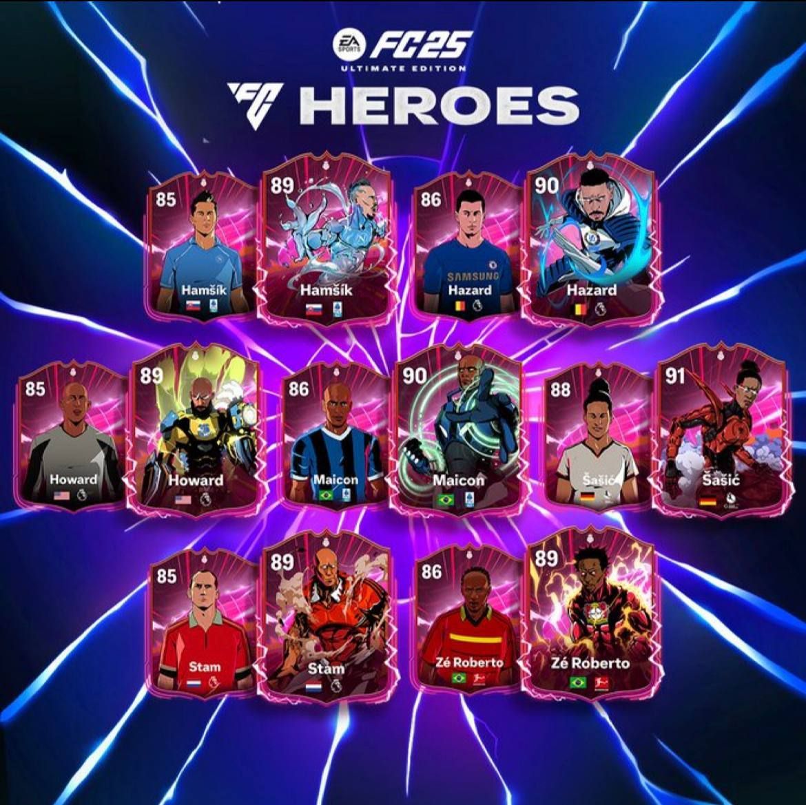 Новые герои в EA Sports FC 25