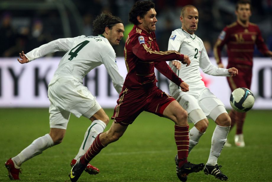 Матч Словения — Россия, 2009 год