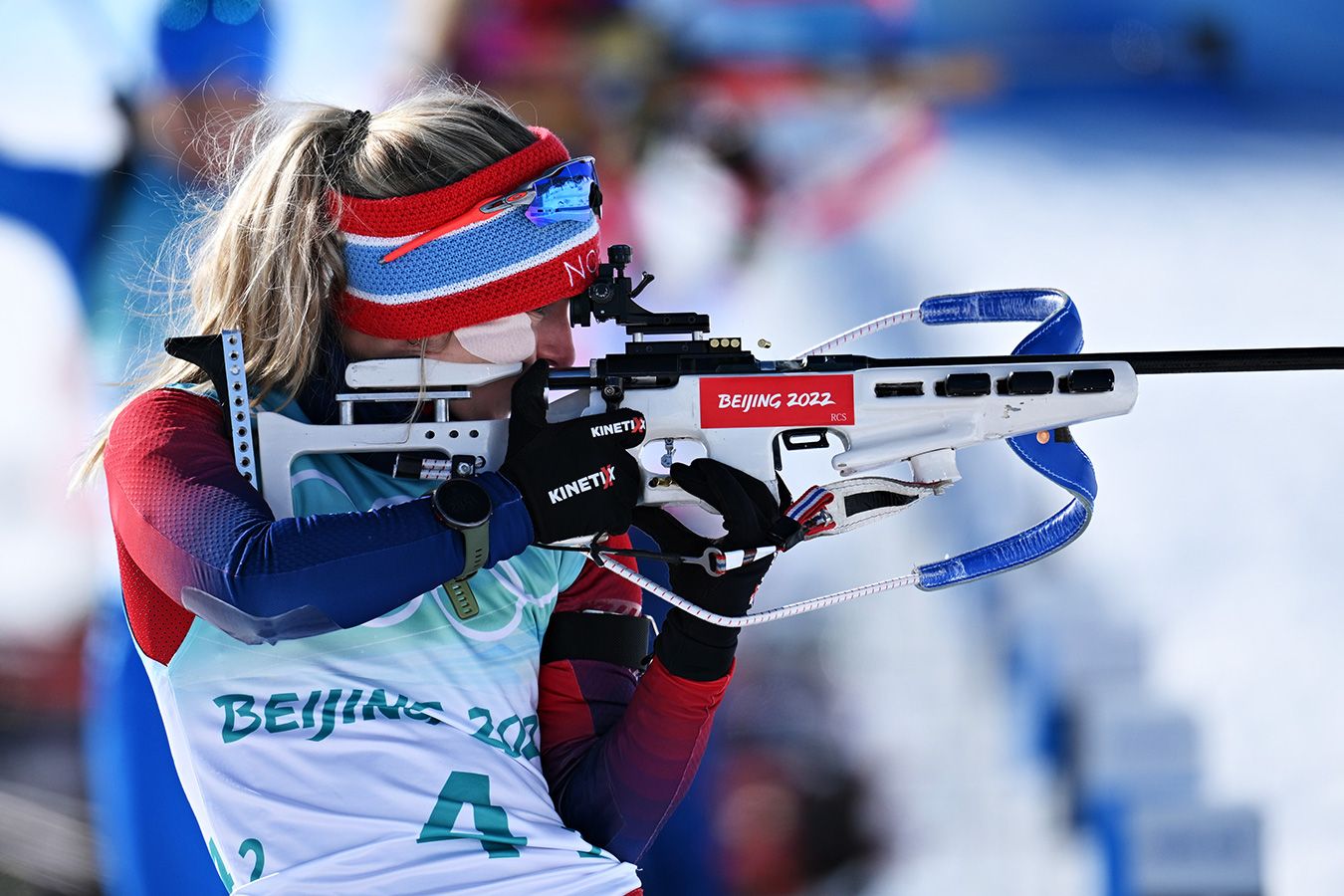 Норвежская чемпионка по биатлону