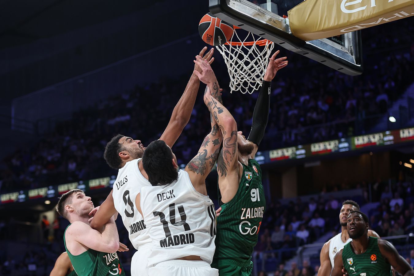 Реал вырвал победу в матче с Жальгирисом в Евролиге