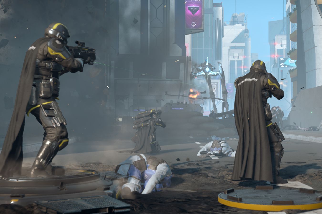 Для Helldivers 2 вышел апдейт «Сердце демократии» с защитой Земли от инопланетян