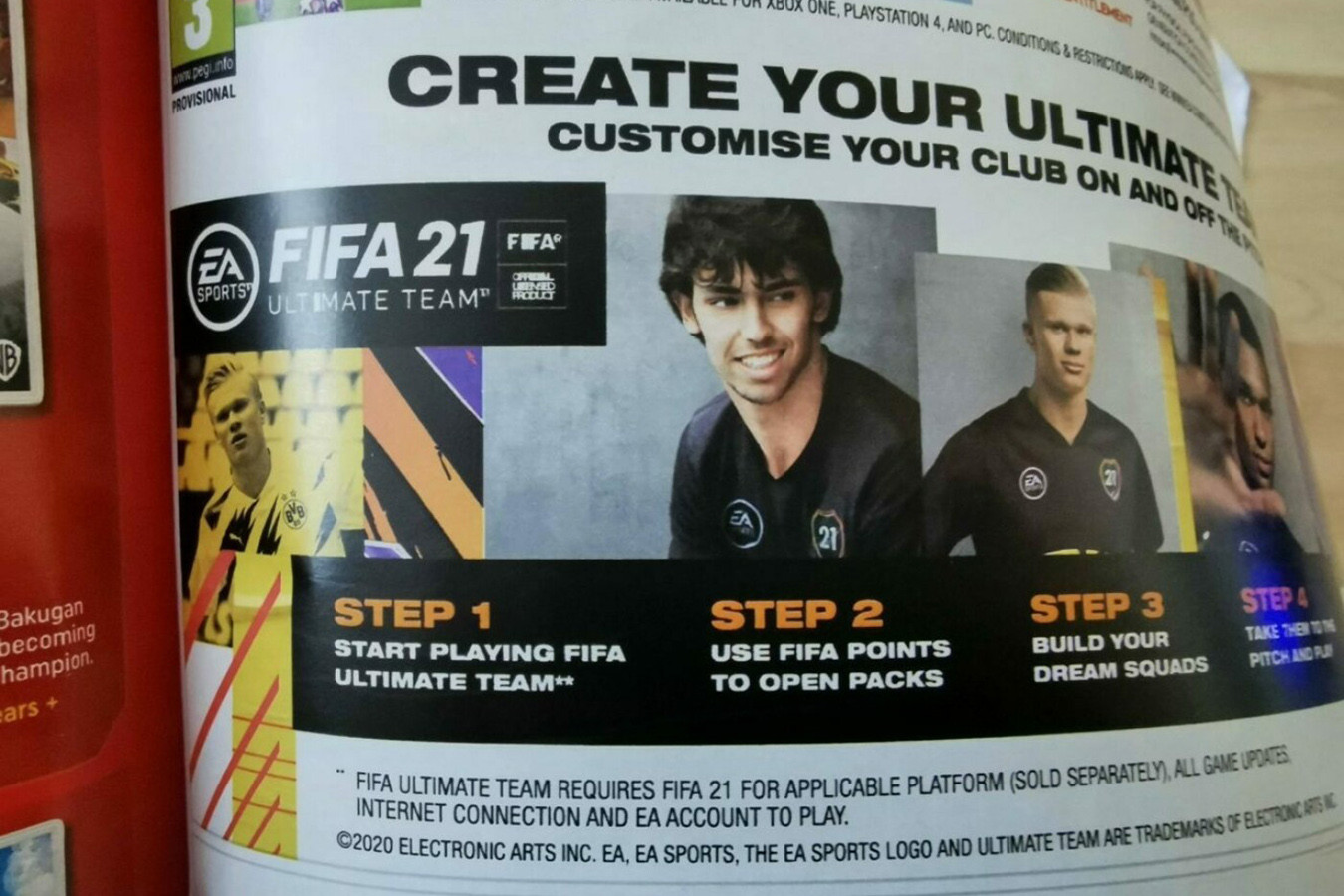 Из детского журнала уберут рекламу покупок в FIFA 21