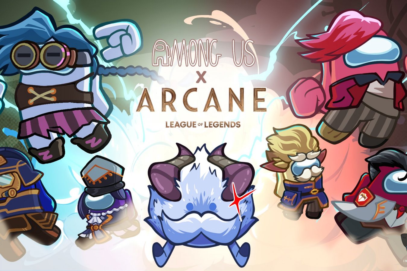 В Among Us появились облики из League of Legends