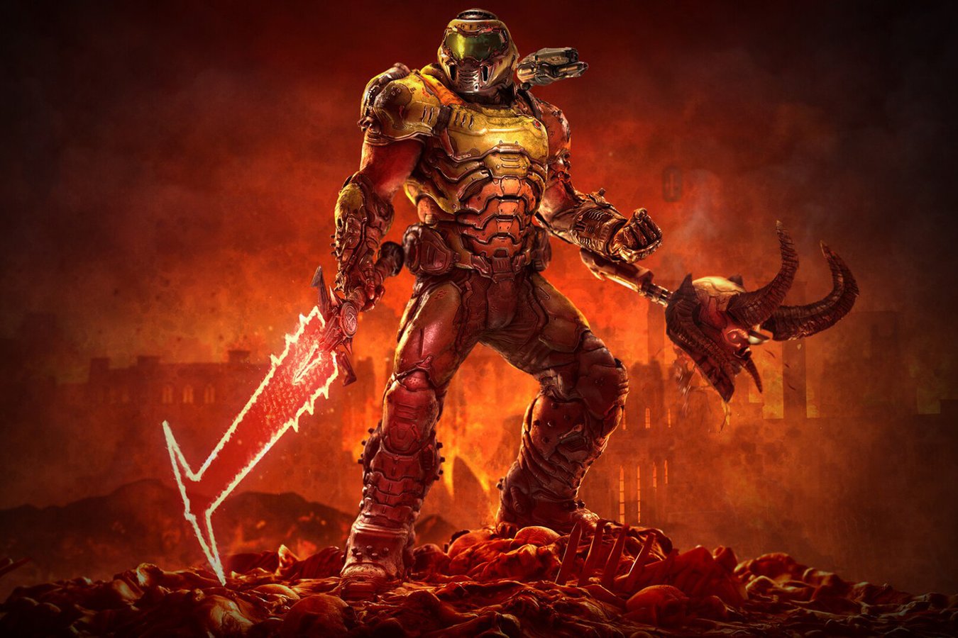 Doom slayer рисунок