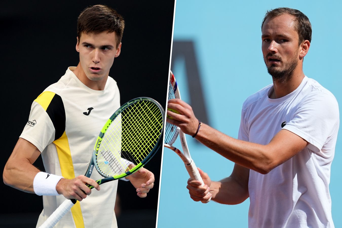 Даниил Медведев и Фабиан Марожан