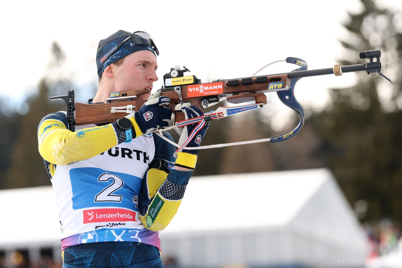 Себастиан Самуэльссон одержал победу в спринте на этапе Кубка мира в Рупольдинге