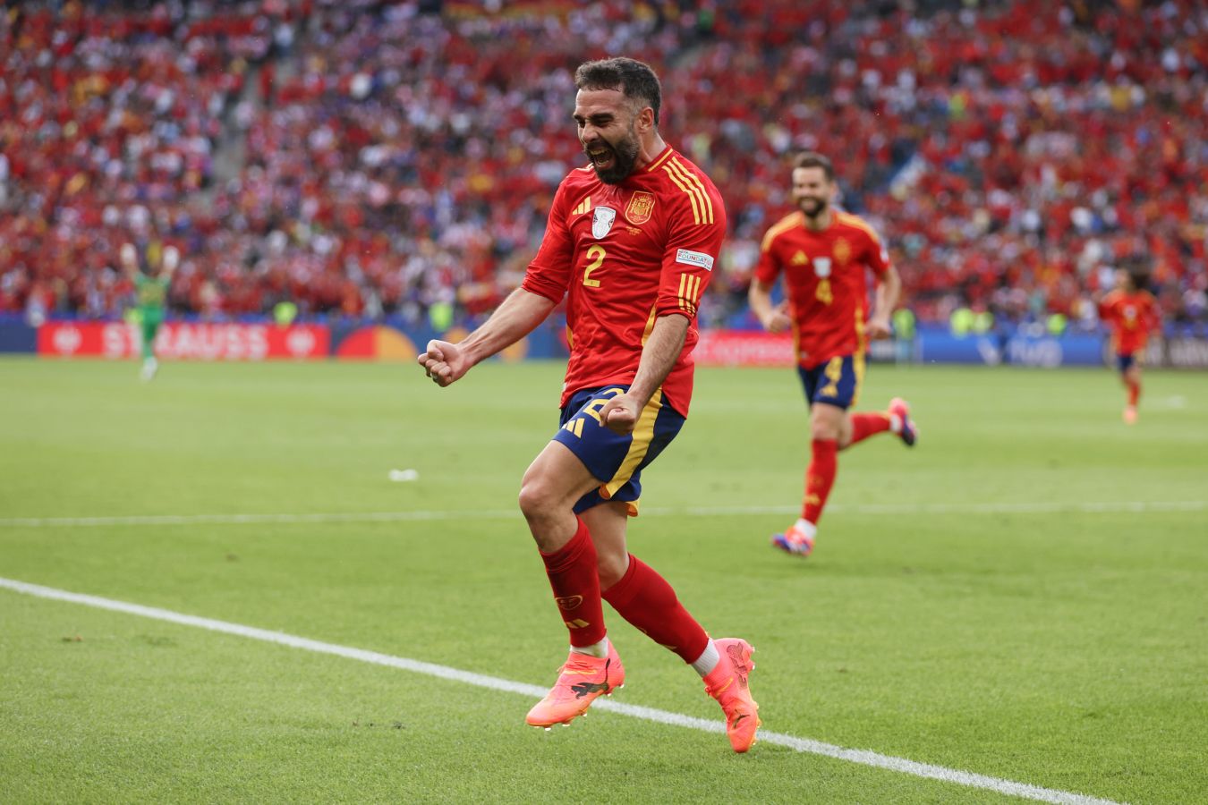 Карвахаль — самый возрастной игрок, забивавший за сборную Испании в матчах Евро
