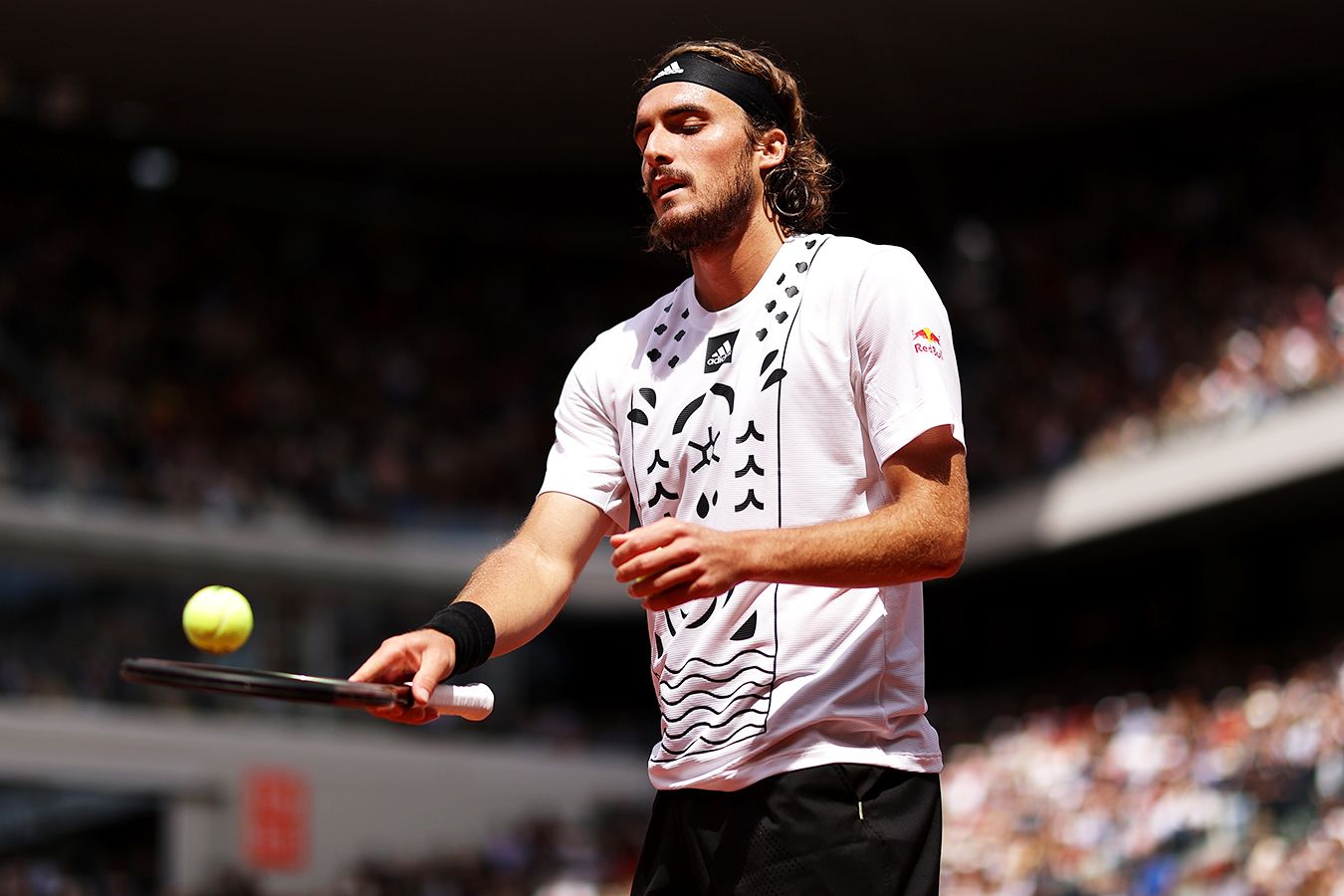 Стефанос Циципас выиграл второй сет у Карена Хачанова в 1/2 финала Australian Open