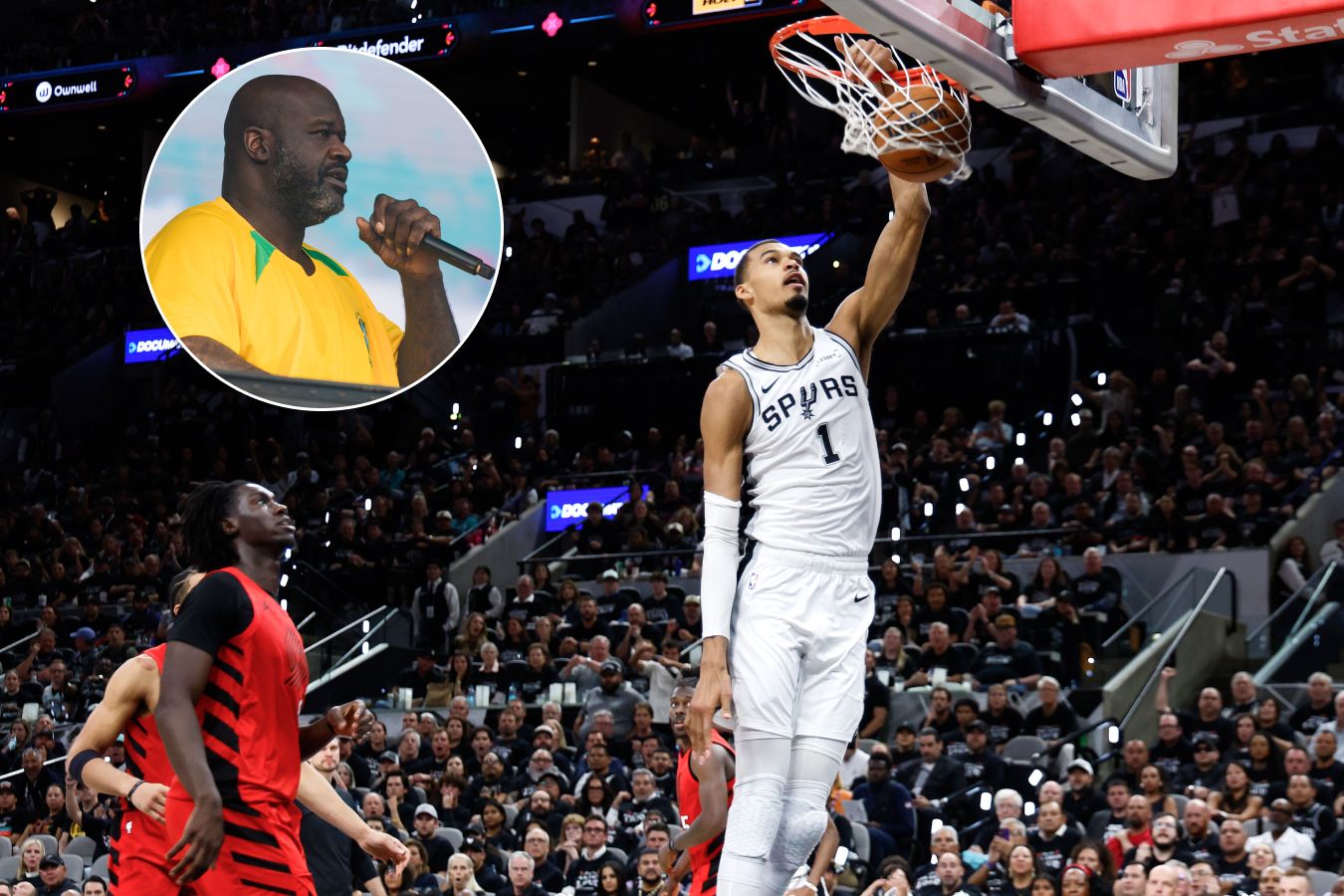 Виктор Вембаньяма и Шакил О’Нил