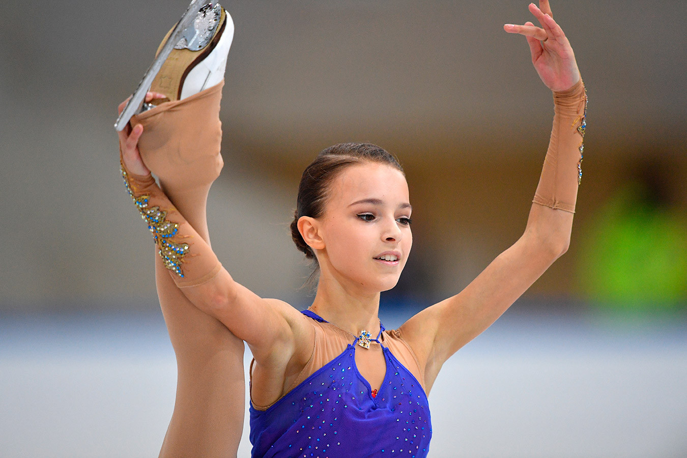 Российская фигуристка Анна Щербакова, ранее одержавшая победу на Skate Amer...