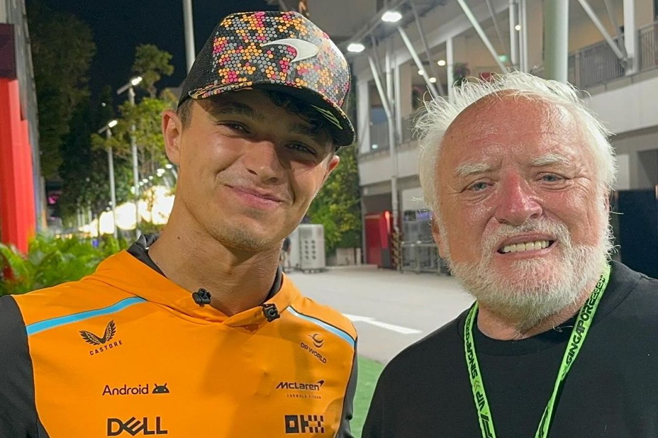 «Гарольд, скрывающий боль» побывал на Ф-1. Фото