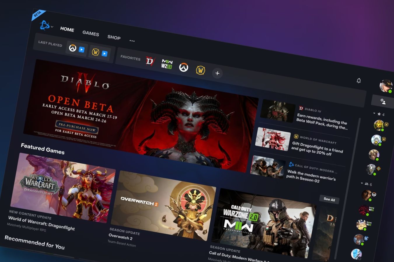 В лаунчере Battle.net крупный сбой — недоступны из-за ошибки Diablo 4,  HearthStone, Overwatch 2 и другие игры Blizzard - Чемпионат