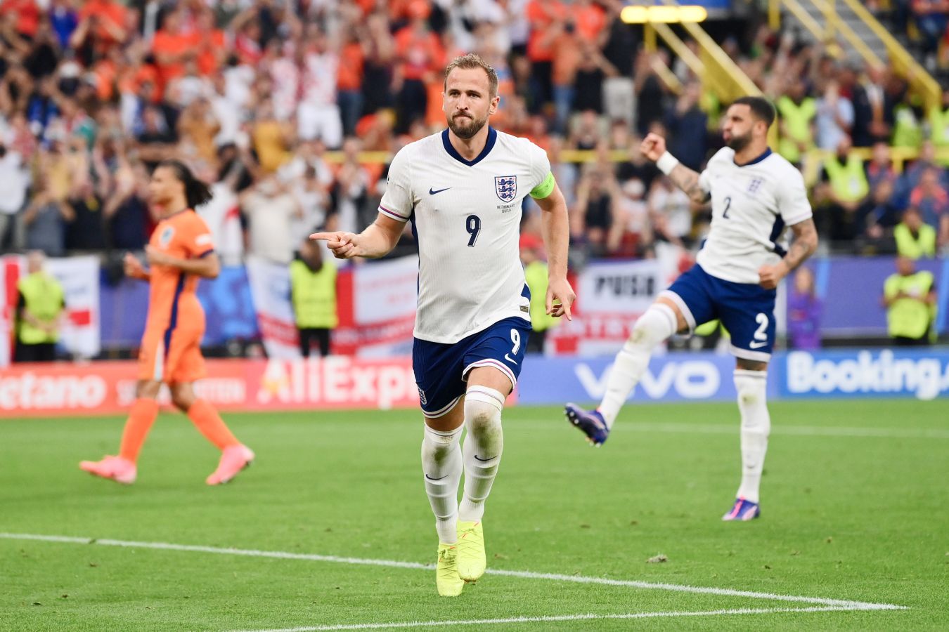 Видео гола с пенальти Кейна в матче 1/2 финала Евро-2024 Англии с Нидерландами