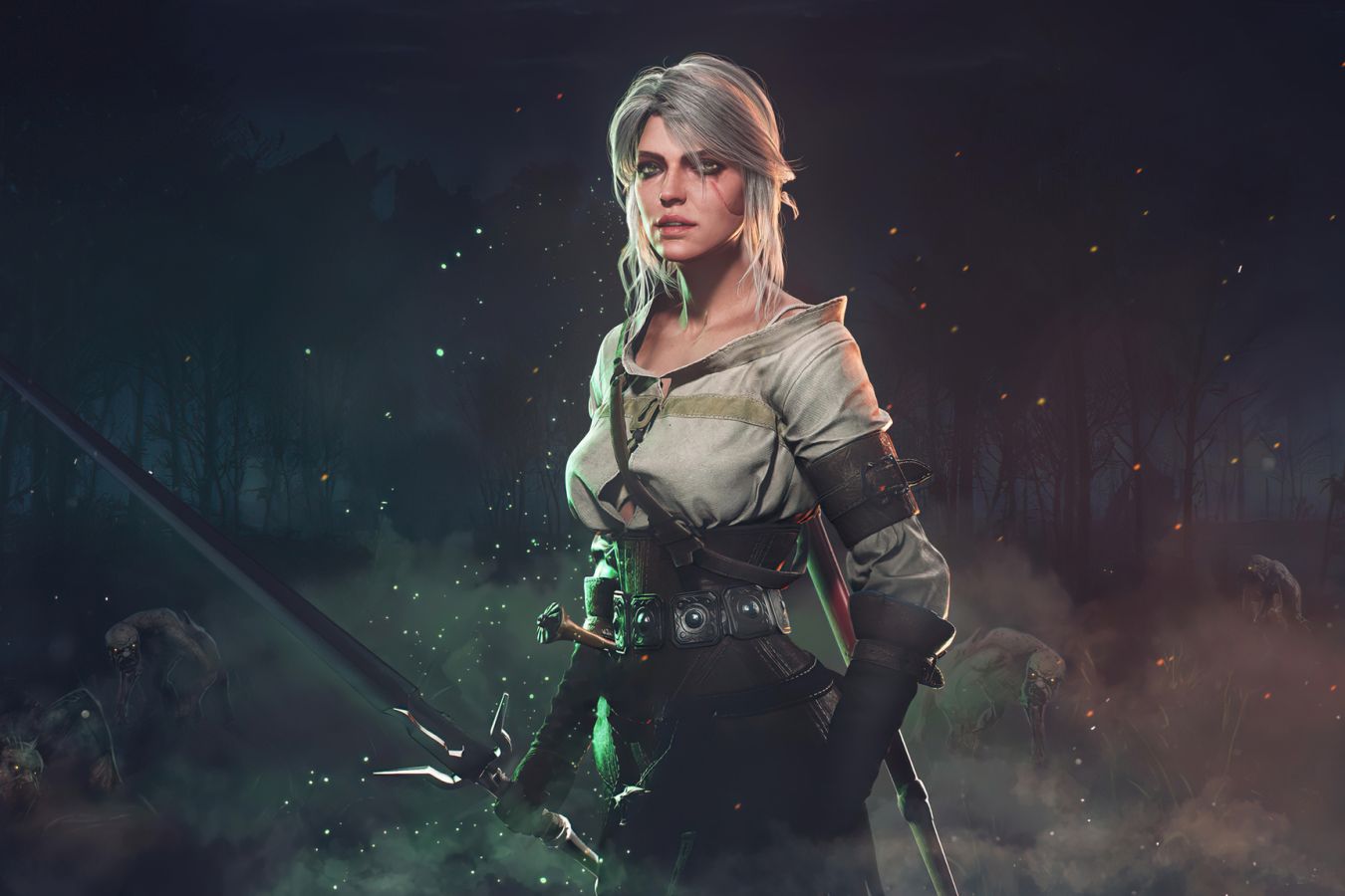 Новогодний арт с Цири из «Ведьмака 4» опубликовала CD Projekt RED