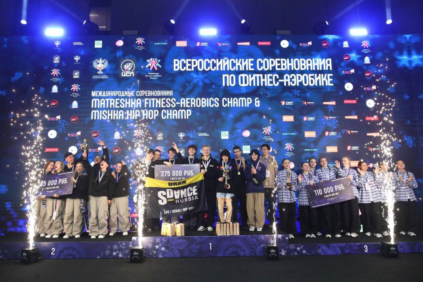 В Москве состоялся международный турнир по фитнес-аэробике МATRESHKA&MISHKA