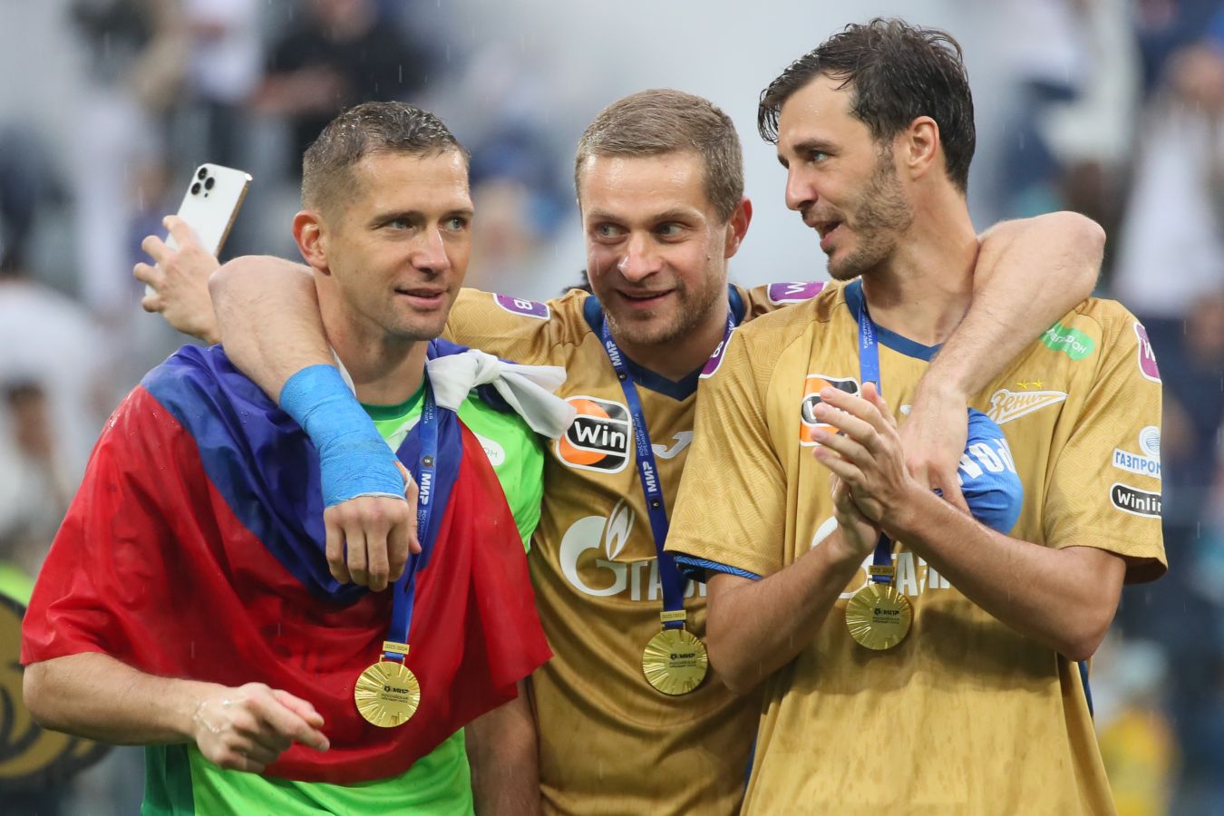 Кержаков, Ерохин и Барриос стали шестикратными чемпионами России в составе «Зенита»