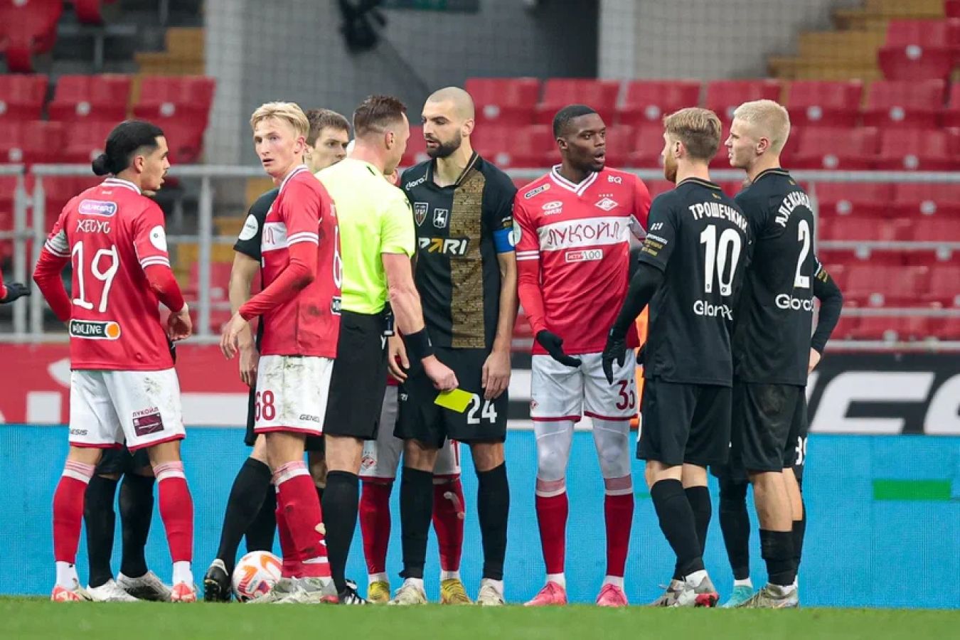 Спартак — Пари НН — 2:0, судейский скандал в матче 12-го тура РПЛ, Амелин  против Гоцука, разбор, мнение, 22 октября 2023 - Чемпионат