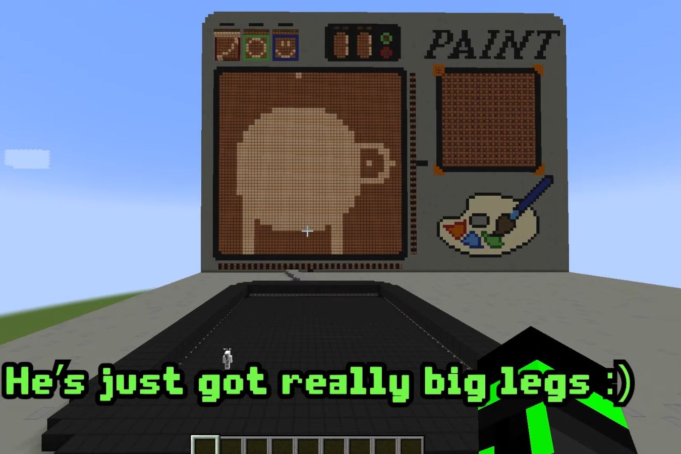 В Minecraft построили рабочий Paint всего за 24 часа - Чемпионат