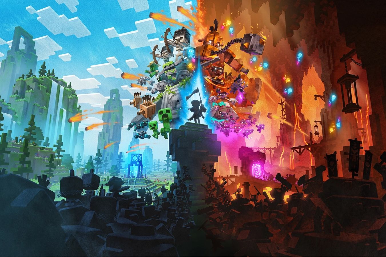 Только для фанатов серии критиков не впечатлила стратегия Minecraft Legends