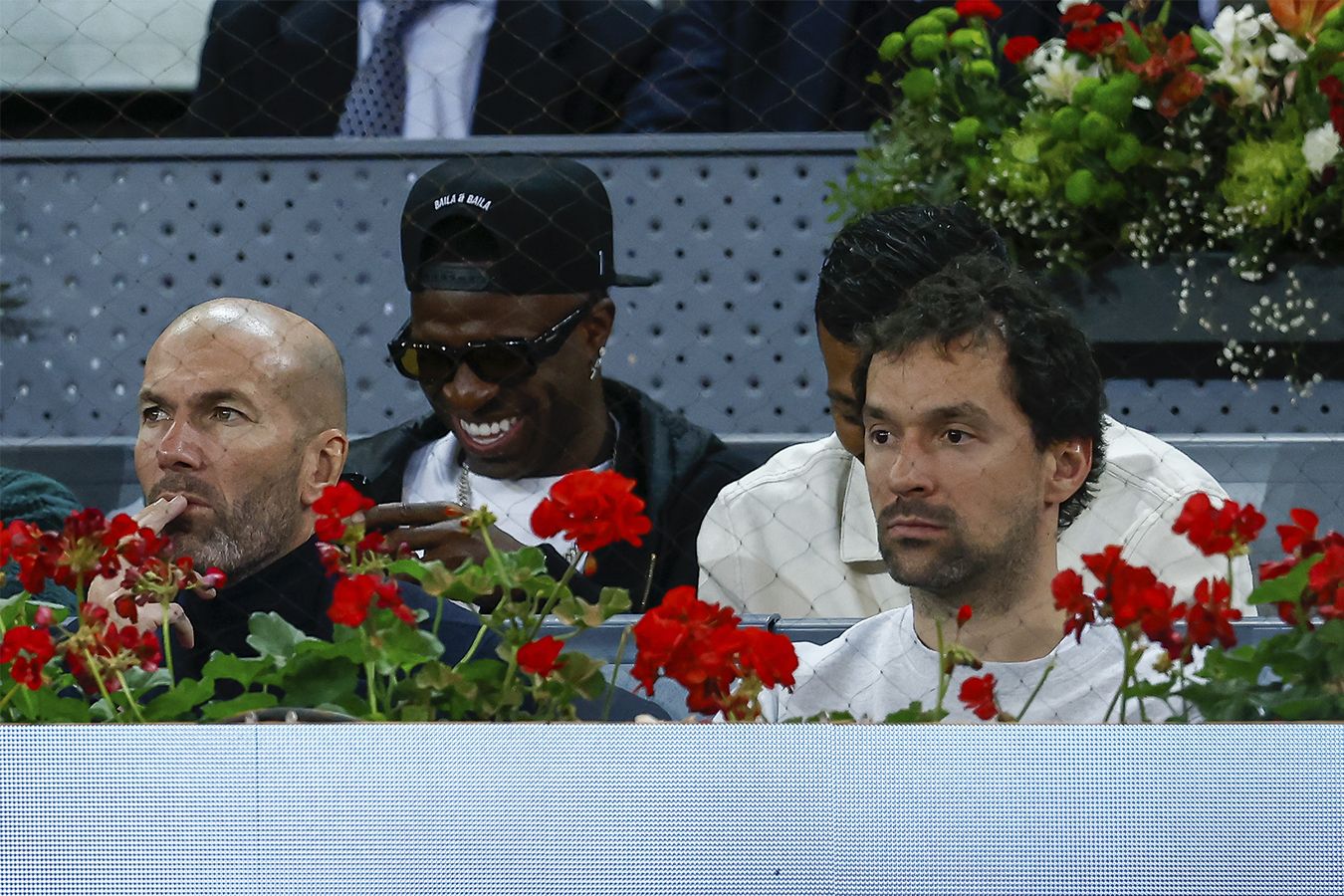 Винисиус и Зидан посетили матч Надаля во втором круге «Мастерса» в Мадриде