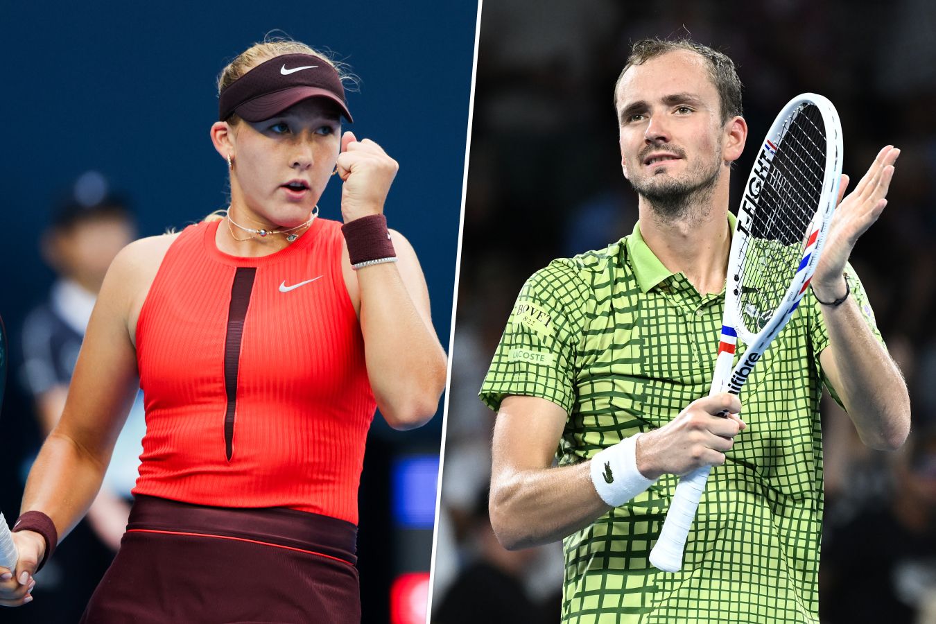 Даниил Медведев и Мирра Андреева