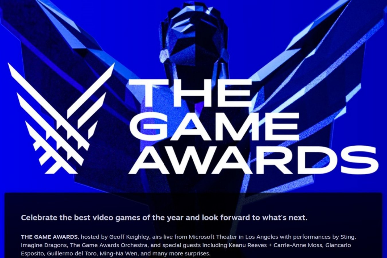 В Steam началась распродажа, посвящённая The Game Awards 2021