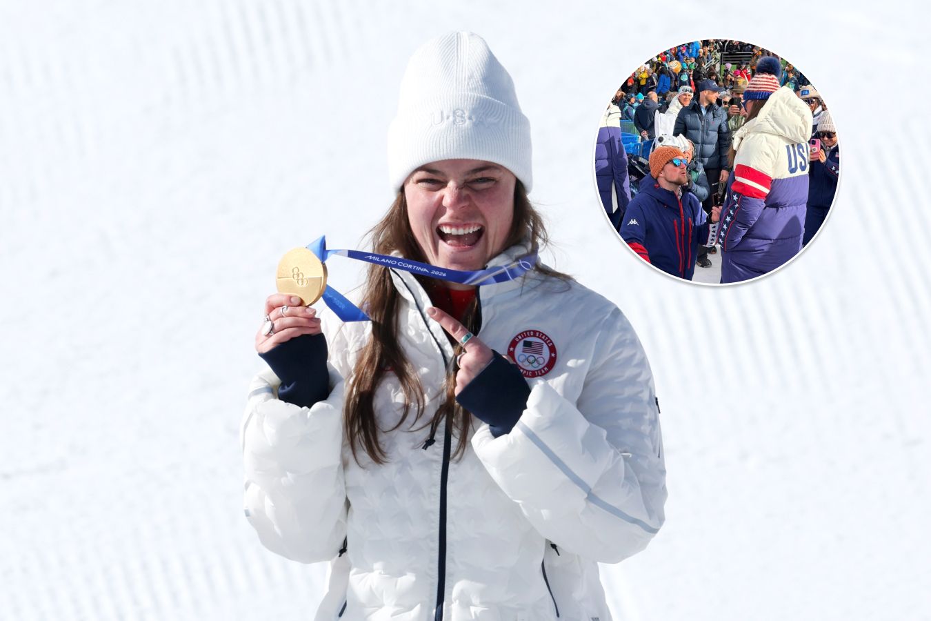 «Что может быть лучше?» Олимпийской чемпионке сделали предложение прямо на финише