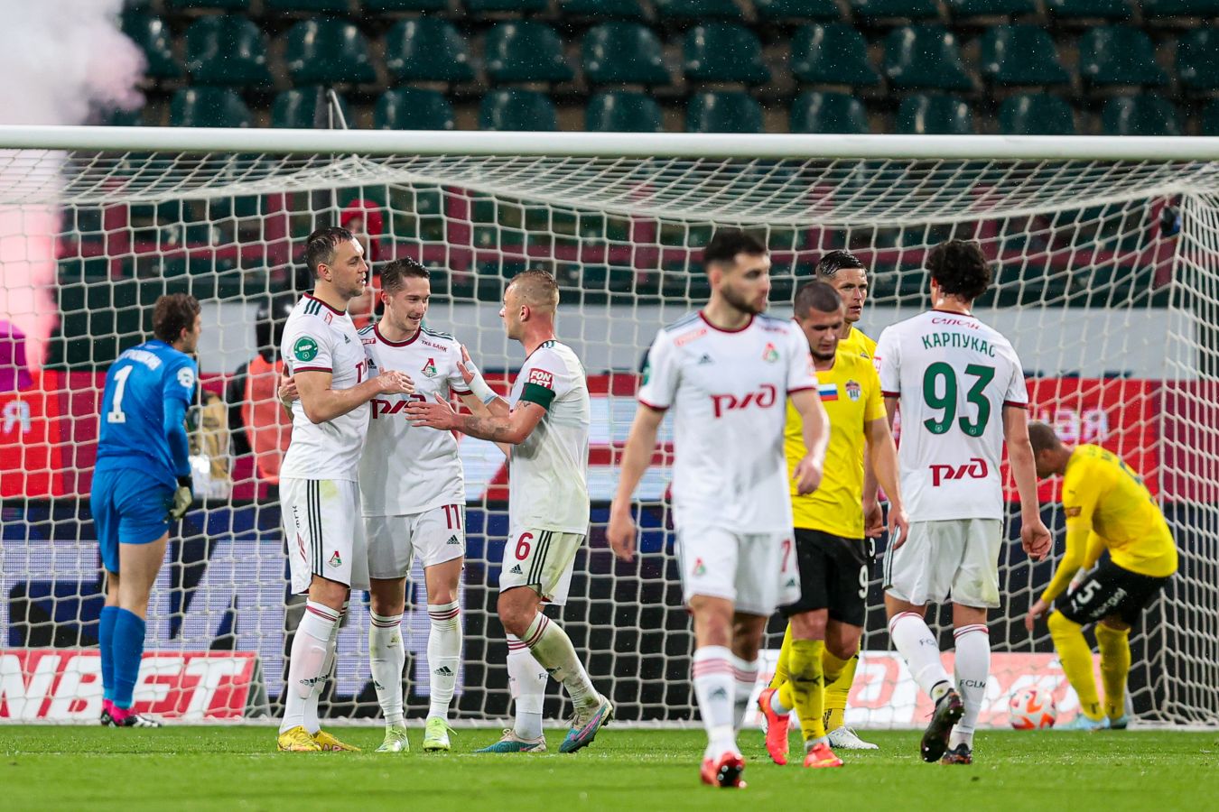 «Локомотив» вошёл в число лидеров чемпионата по голам, забитым после зимней паузы