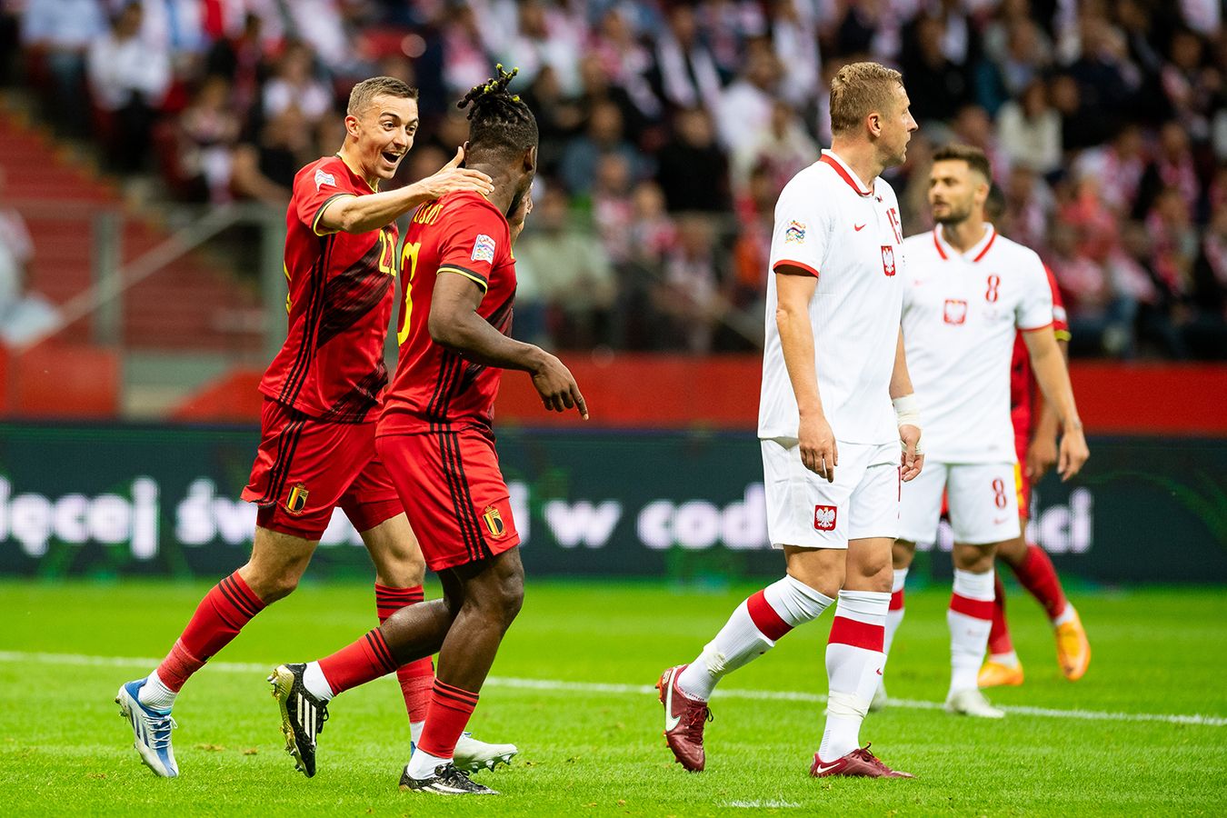 Бельгия благодаря голу Батшуайи обыграла Польшу