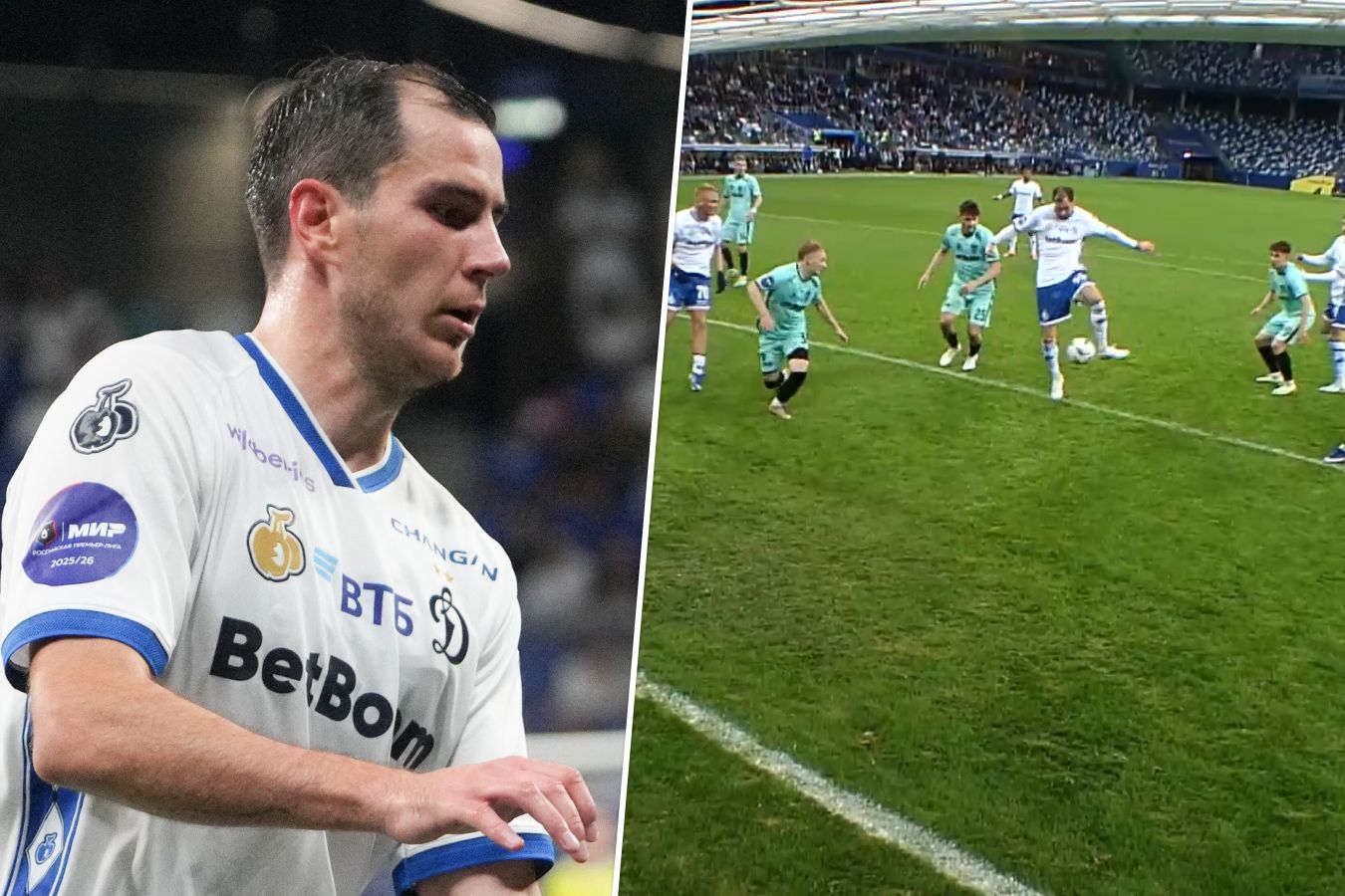 «Пари НН» — «Динамо» Москва — 1:1, обзор матча