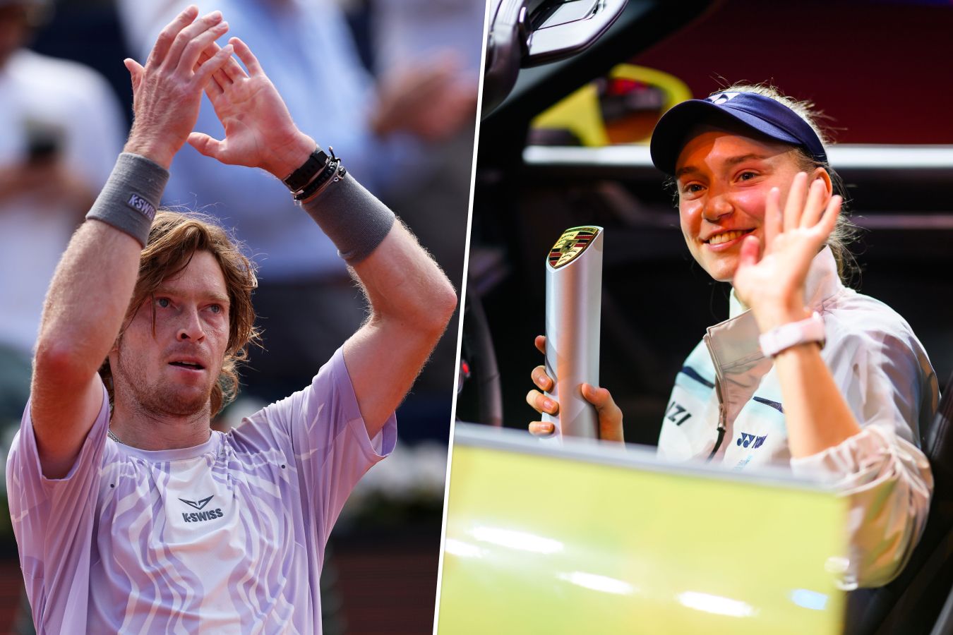 Андрей Рублёв и Елена Рыбакина