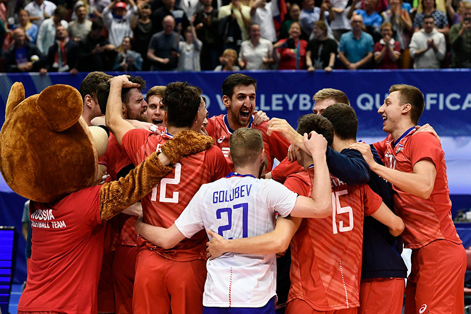 Российские волейболисты завоевали путёвку на Олимпиаду-2020, обыграв Иран